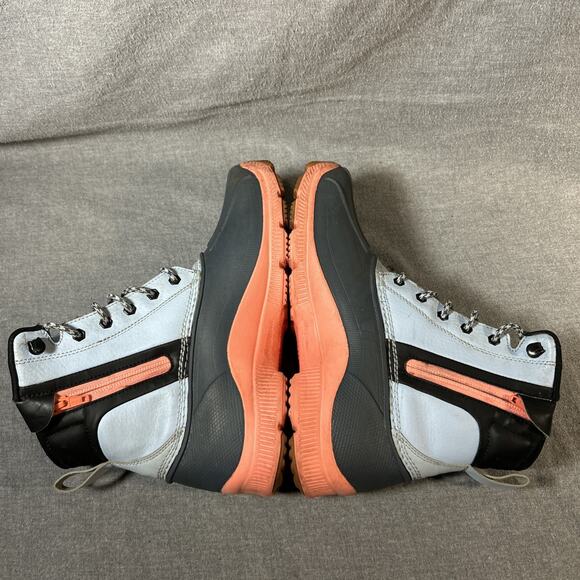 Nike ACG Rain Boots Womens Size 7 Lunarstorm Zip up Ultra Light Blue Coral - Picture 7 of 12